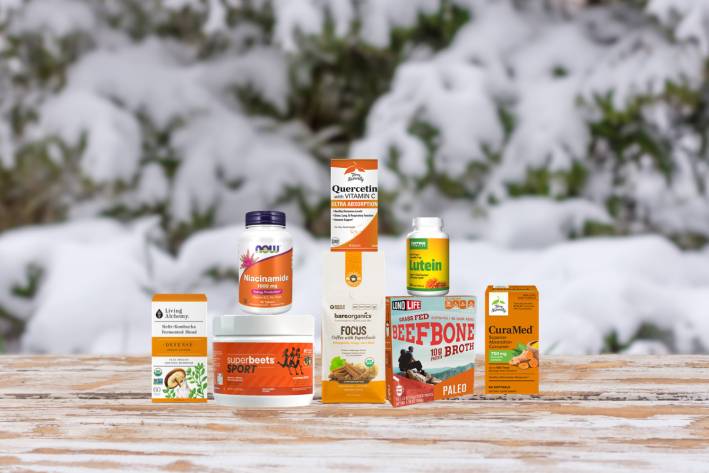 a variety of all-natural supplements and remedies