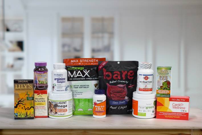 All-natural supplements and foods meant to support heart health