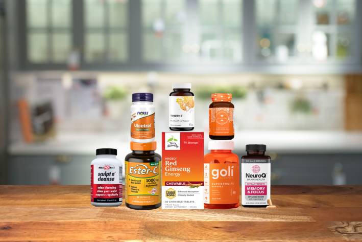 a collection of all-natural supplements for energy and acuity
