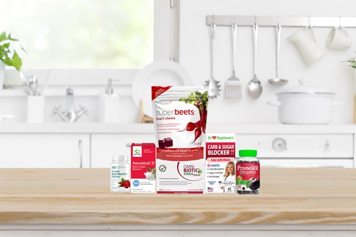a collection of all-natural supplements for heart and circulatory support