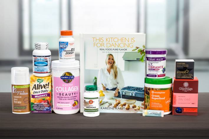 A grab-bag of all-natural supplements, personal care products, and superfoods