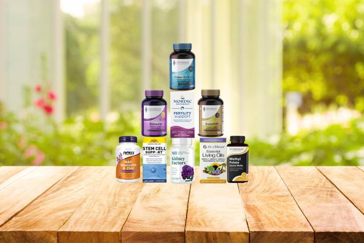 a collection of all-natural supplements for various ailments