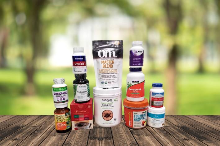 a wide variety of all-natural supplements