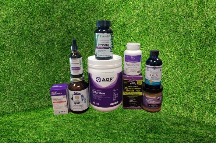 a variety of all-natural supplements and superfood