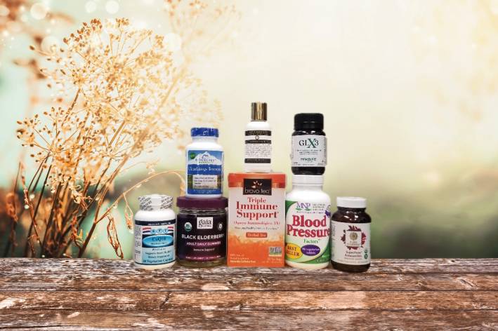 a collection of all-natural supplements for immunity and more