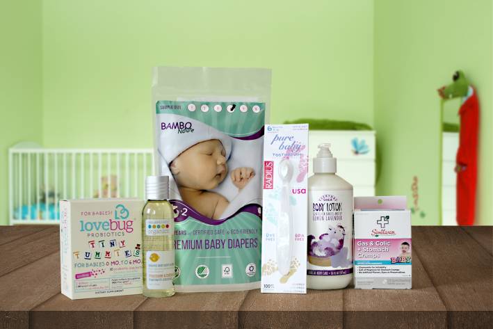 A selection of all-natural products for your baby's health and comfort.