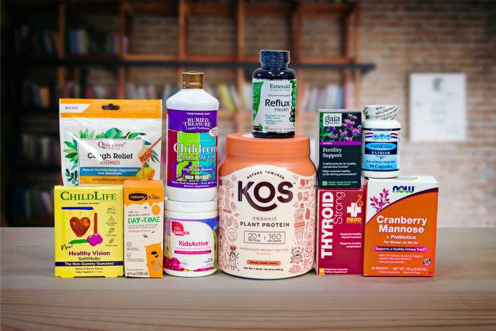 a wide variety of natural supplements for children and moms