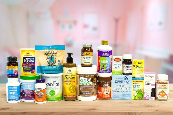 A wide variety of all-natural products for children