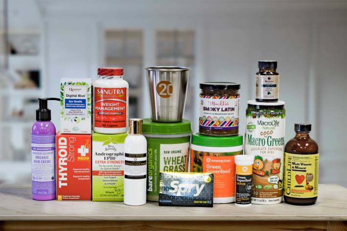 all-natural body care products and superfoods