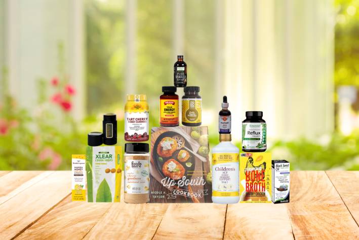 a wide variety of all-natural supplements and foods