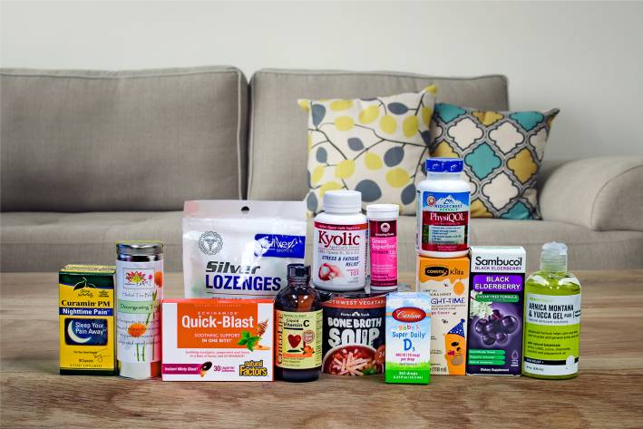 a huge collection of products for immunity and cold and flu relief