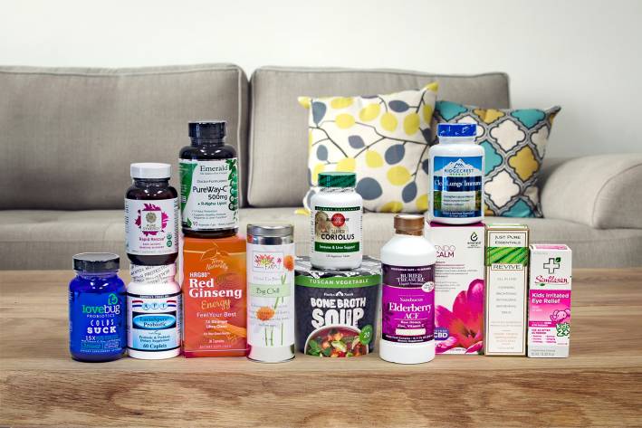 a huge collection of products for immunity and cold and flu relief