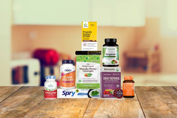 a selection of all-natural products to protect your body