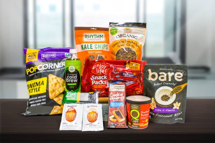 A wide variety of healthy all-natural snacks