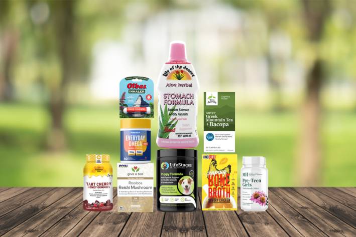 a wide variety of all-natural foods, supplements, and pet care products