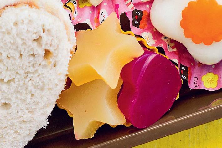 homemade fruit snacks in fun and lucky shapes