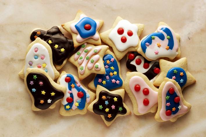 holiday-themed cookies