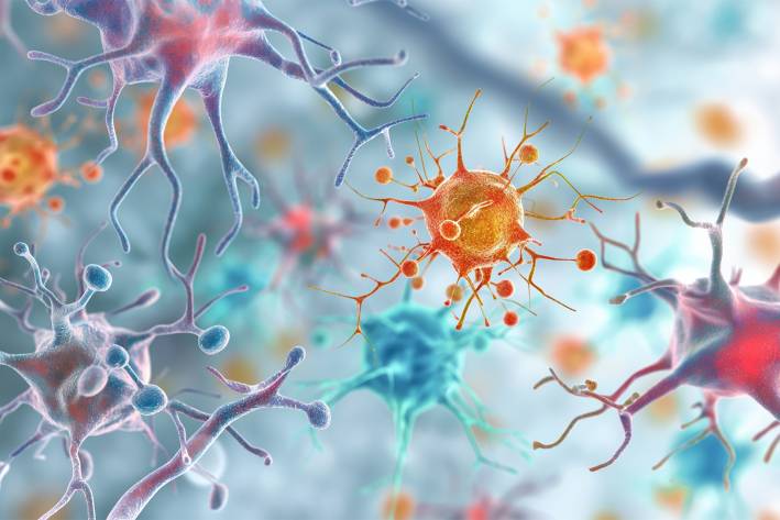 neurons under attack by the immune system