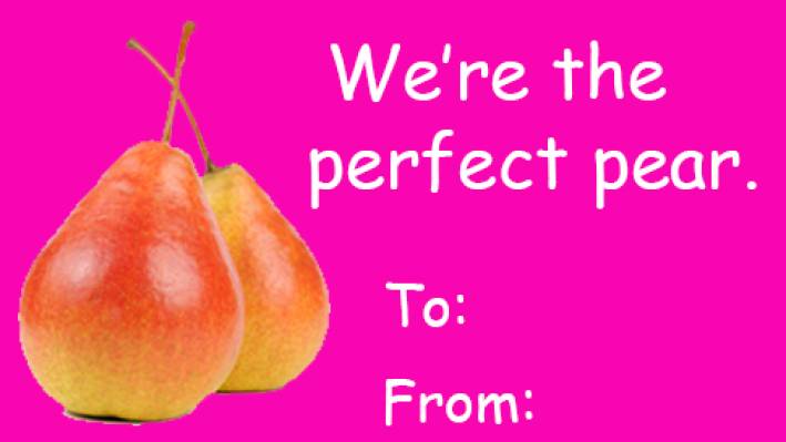 Pear valentine