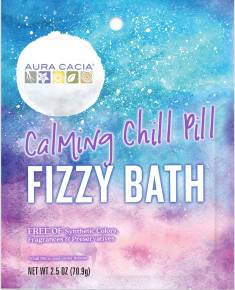 Aura Cacia Calming Chill Pill Fizzy Bath