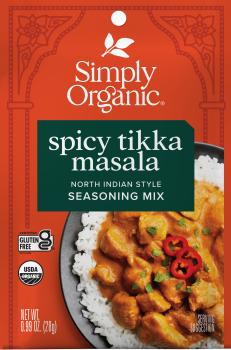 Simply Organic Spicy Tikka Marsala North Seasoning Mix