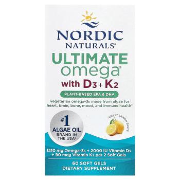 Product show of Nordic Naturals Ultimate Omega with D3 + K2