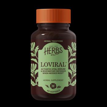 Product shot of Herbs, Etc. Loviral 