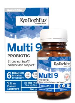 box and bottle of probiotics