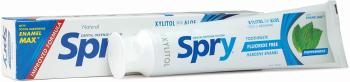 white container of toothpaste