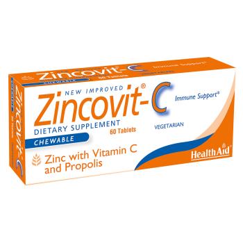 Product shot of HealthAid Zincovit-C