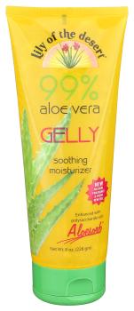yellow squeeze tube of aloe vera