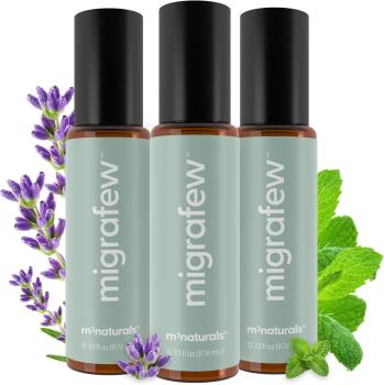 M3 Naturals MigraFew Aromatherapy Migraine Roll On