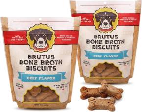 Brutus Bone Broth Dog Biscuit