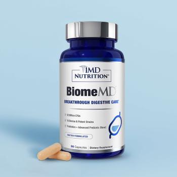 Product shot of 1MD Nutrition BiomeMD