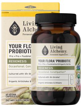Product shot of Living Alchemy Your Flora Probiotic