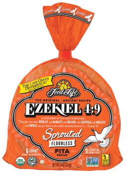 Package of Food for Life Ezekiel 4:9 Pita Bread