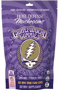 Purple bag of Host Defense Mushrooms Grateful Dead Gummmies