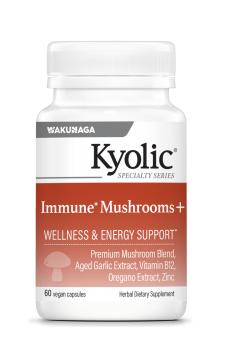 Product shot of Kyolic Immune Mushrooms+