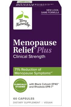 Product shot of Terry Naturally Menopause Relief Plus
