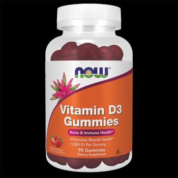 Product shot of NOW Vitamin D3 Gummies