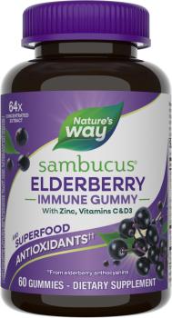 Product shot of Nature's Way Sambucus Elderberry 