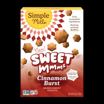 White and brown box of Simple Mills Sweet Mmms