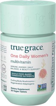 Product shot of True Grace One Daily Women's Multivitamin