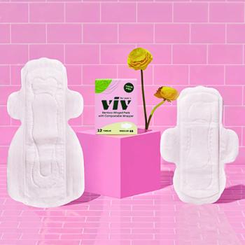 Product shot of Viv for Your V Winged Bamboo Pads