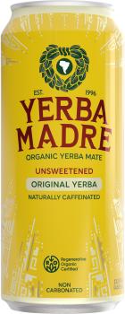 Yellow bottle of Yerba Madre Yerba Mate