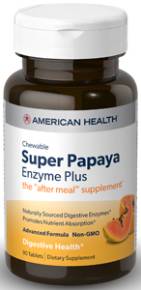 American Health  Super Papaya Enzyme Plus
