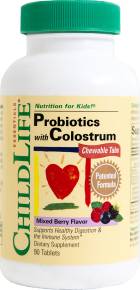 ChildLife Essentials Probiotics with Colostrum Tablets