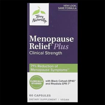 Product shot of Terry Naturally Menopause Relief Plus