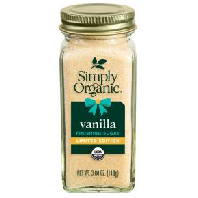 Simply Organic Vanilla Finishing Sugar
