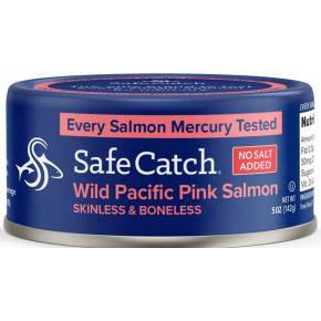 Safe Catch's Wild Pink Salmon with No Salt Added